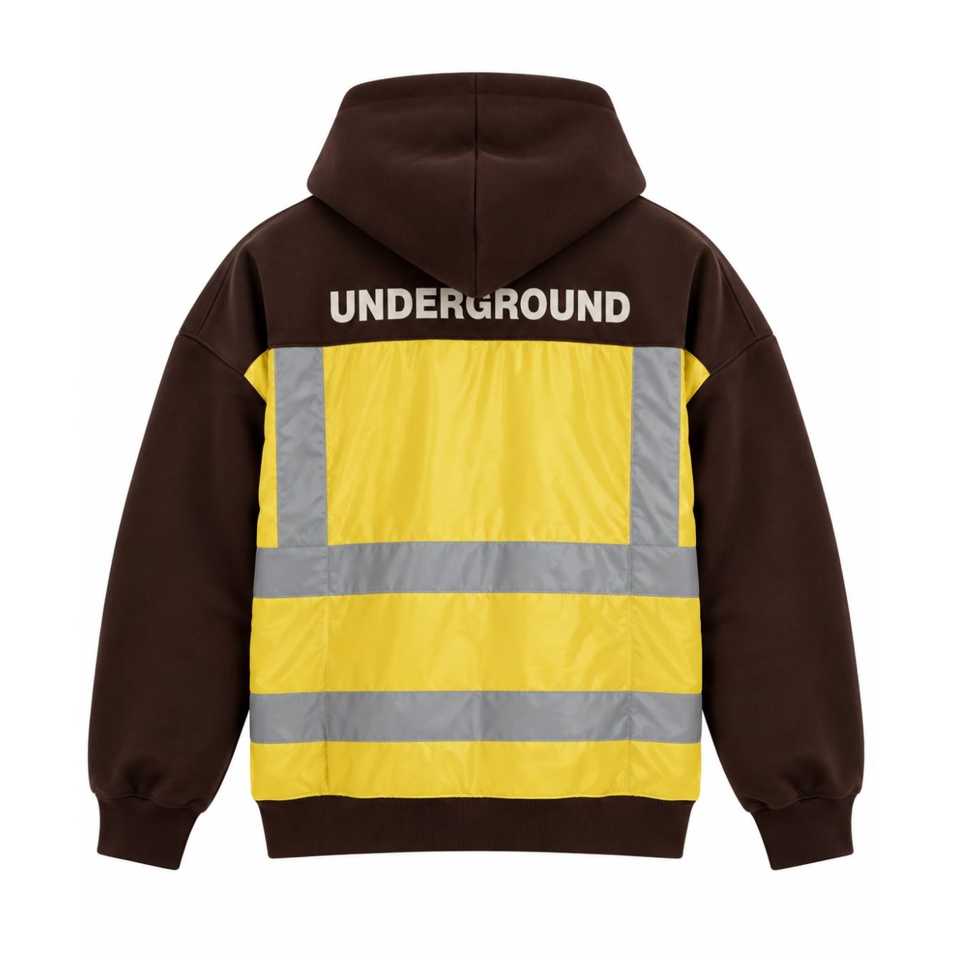 Kids Underground Brown / Yellow Hoodie