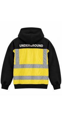 Kids Underground Black / Yellow Hoodie Kids Underground Black / Yellow Hoodie