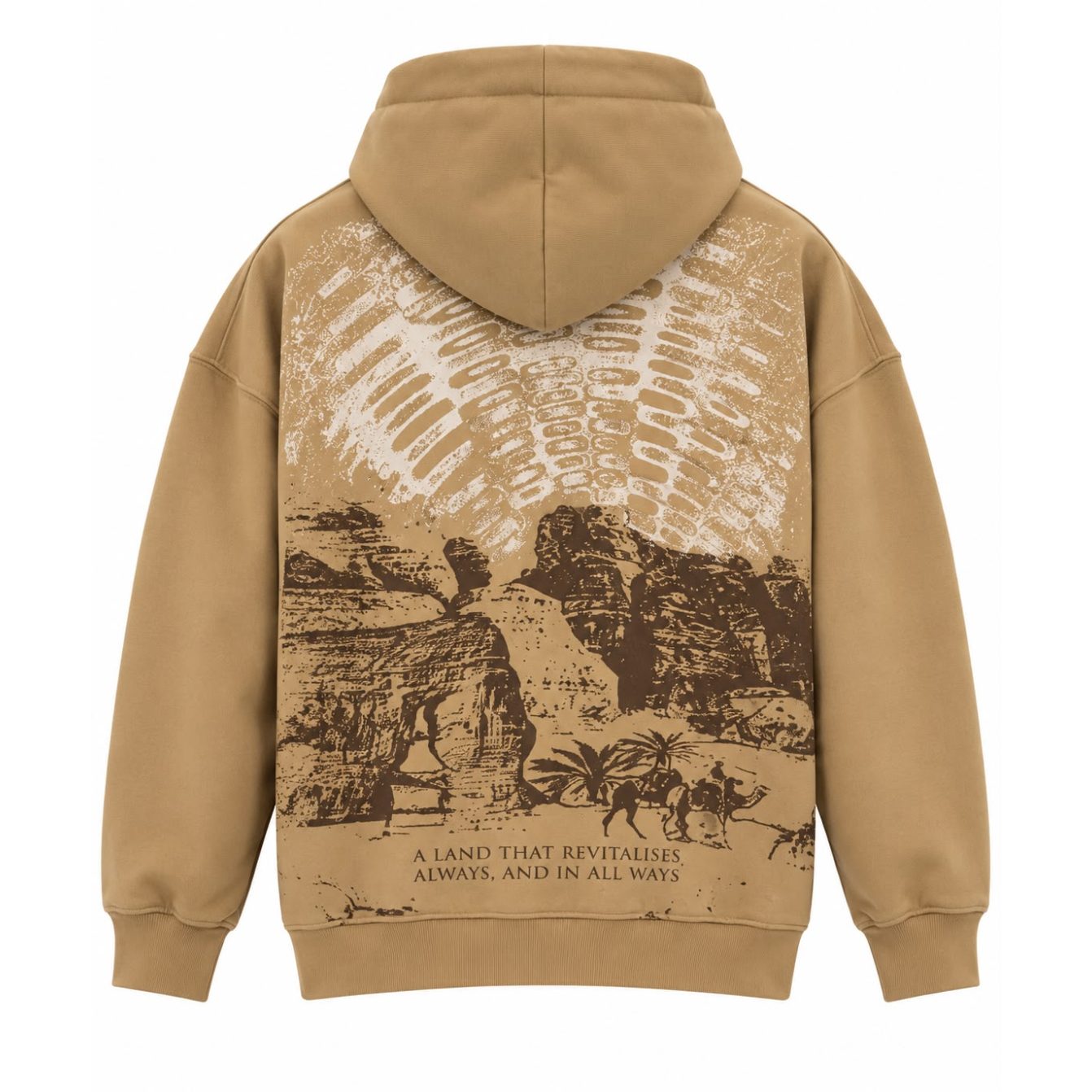 Al-Ula Hoodie - Light Brown 24