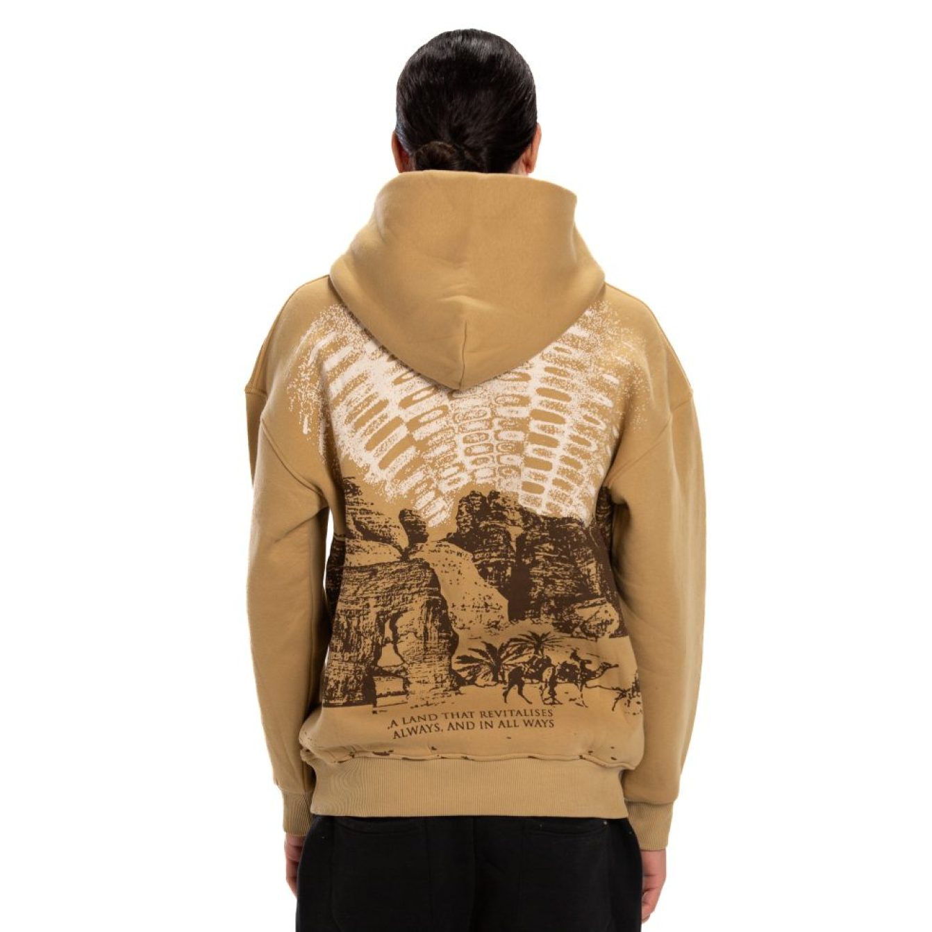 Al-Ula Hoodie - Light Brown 24