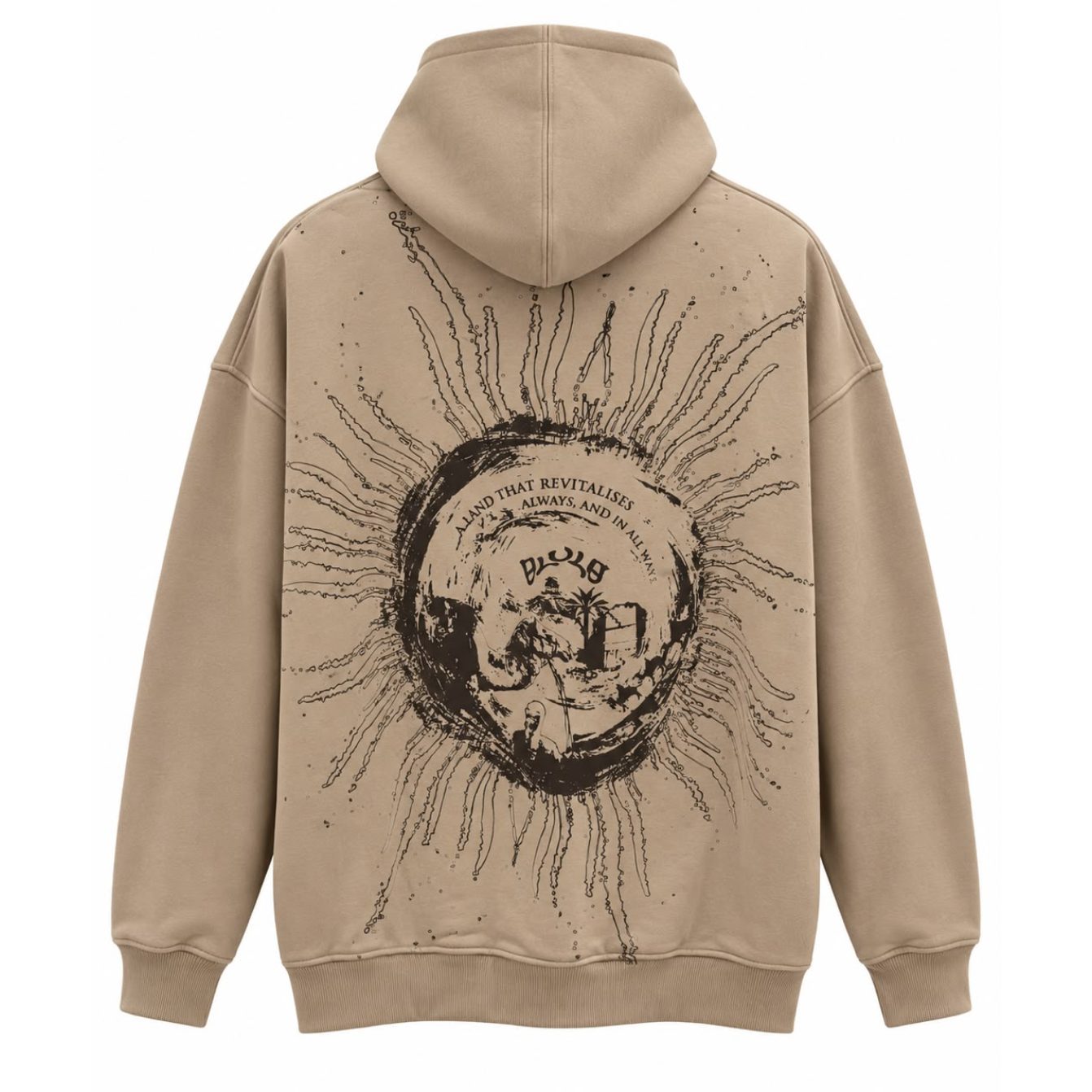 Al-Ula Hoodie - Beige 23