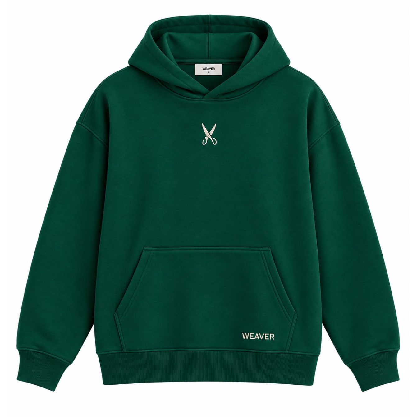 Hoodie Oversize Zigzag - Green