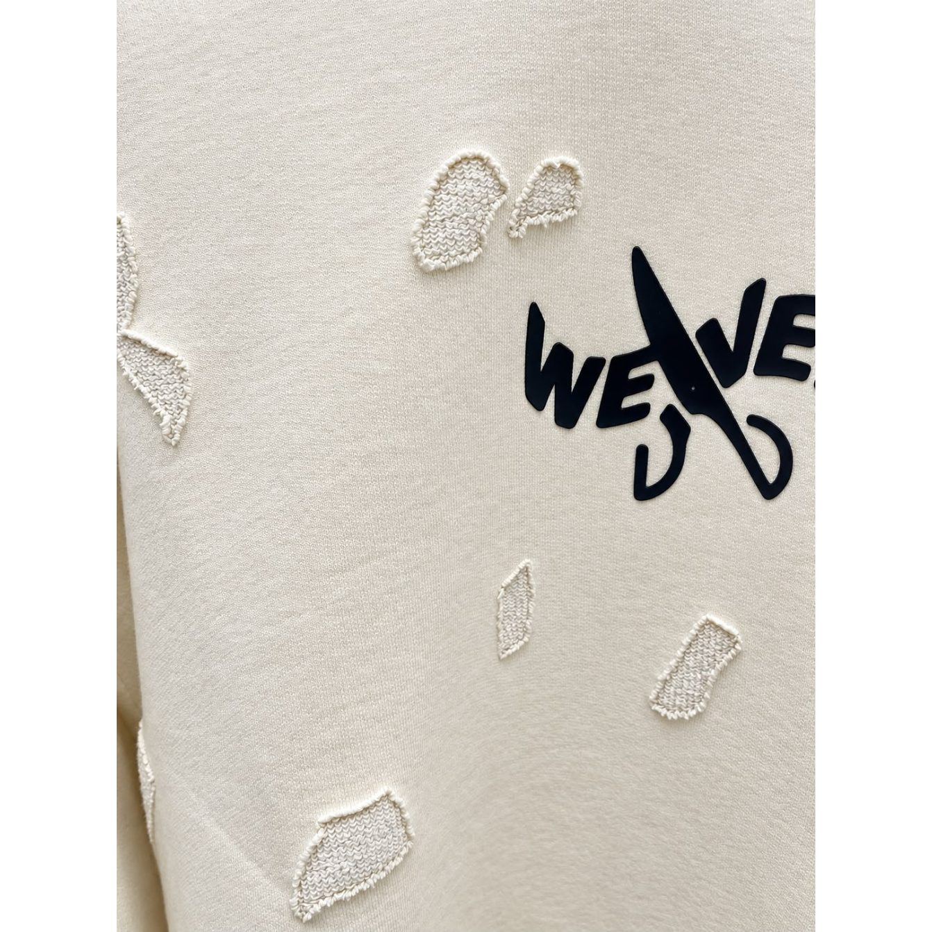 Slotted hoodie - Creamy 06 Slotted hoodie - Creamy 06