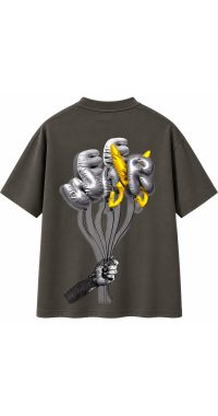 Balloon T-shirt Oversize - Gray