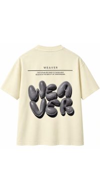 Balloon T-shirt Oversize - Cream