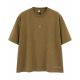 Plain Washed Oversize T-shirt - Light Brown