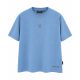 Plain T-shirt with zigzag logo - Baby Blue