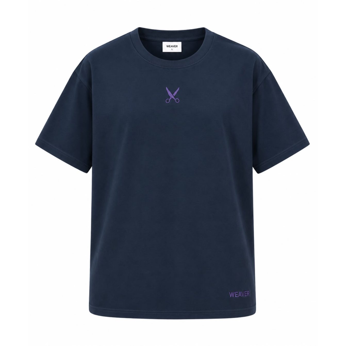 Plain T-shirt with zigzag logo - Gray