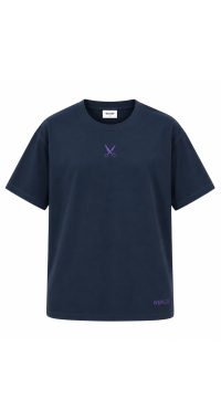Plain T-shirt with zigzag logo - Gray