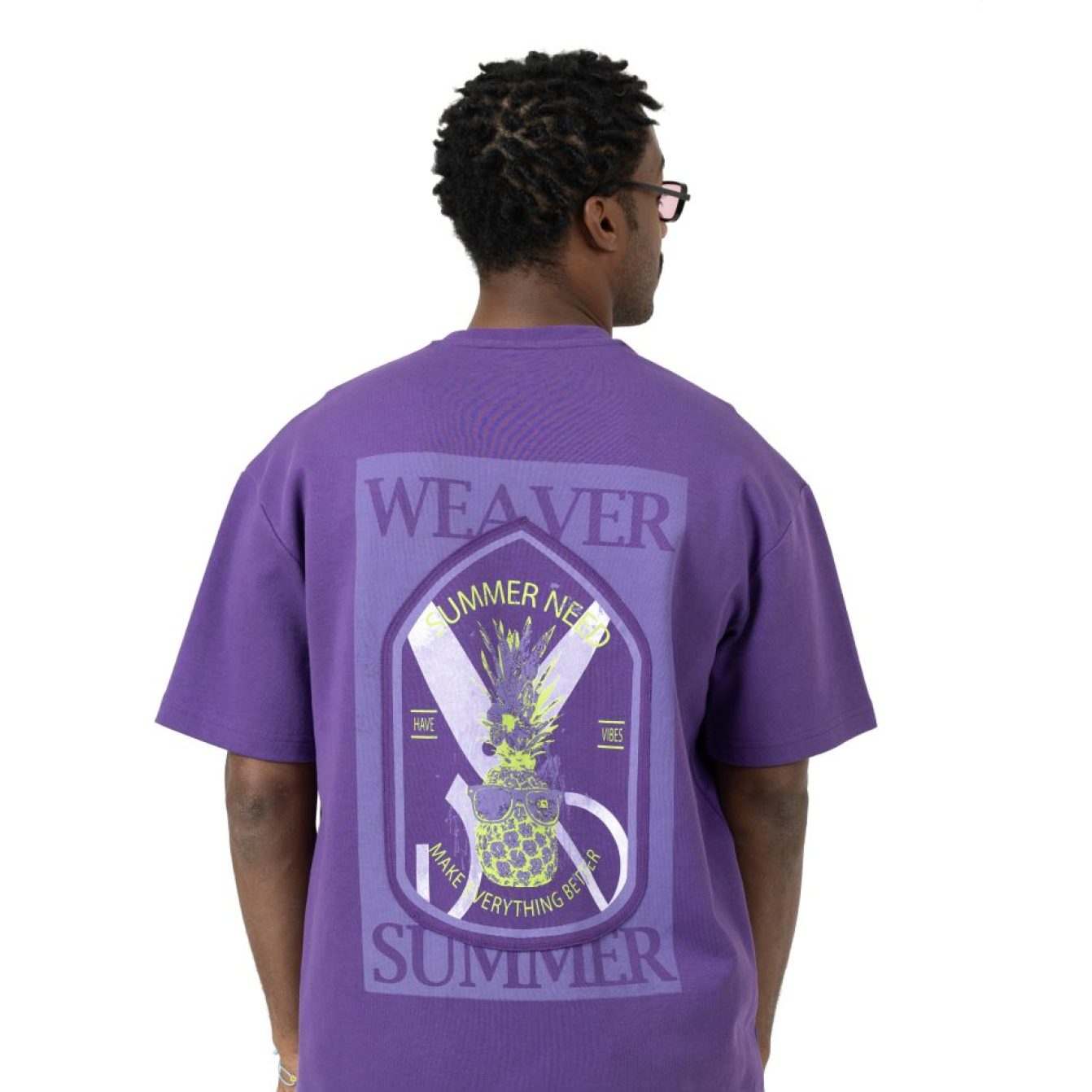 Need summer oversized T-shirt - Purple