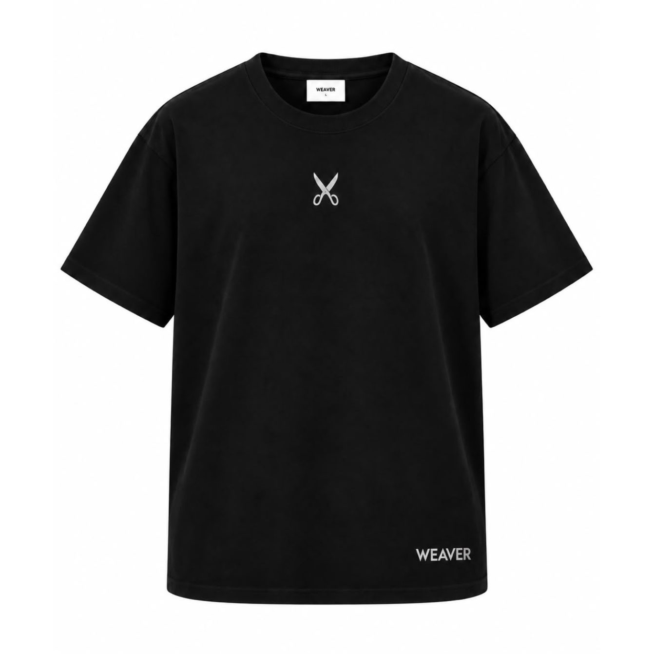 Plain Washed Oversize T-shirt - Black