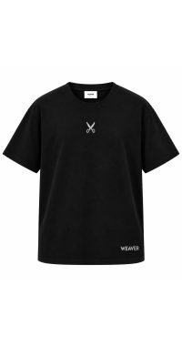 Plain Washed Oversize T-shirt - Black