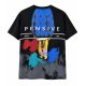 Characters T-shirt Oversize - Black
