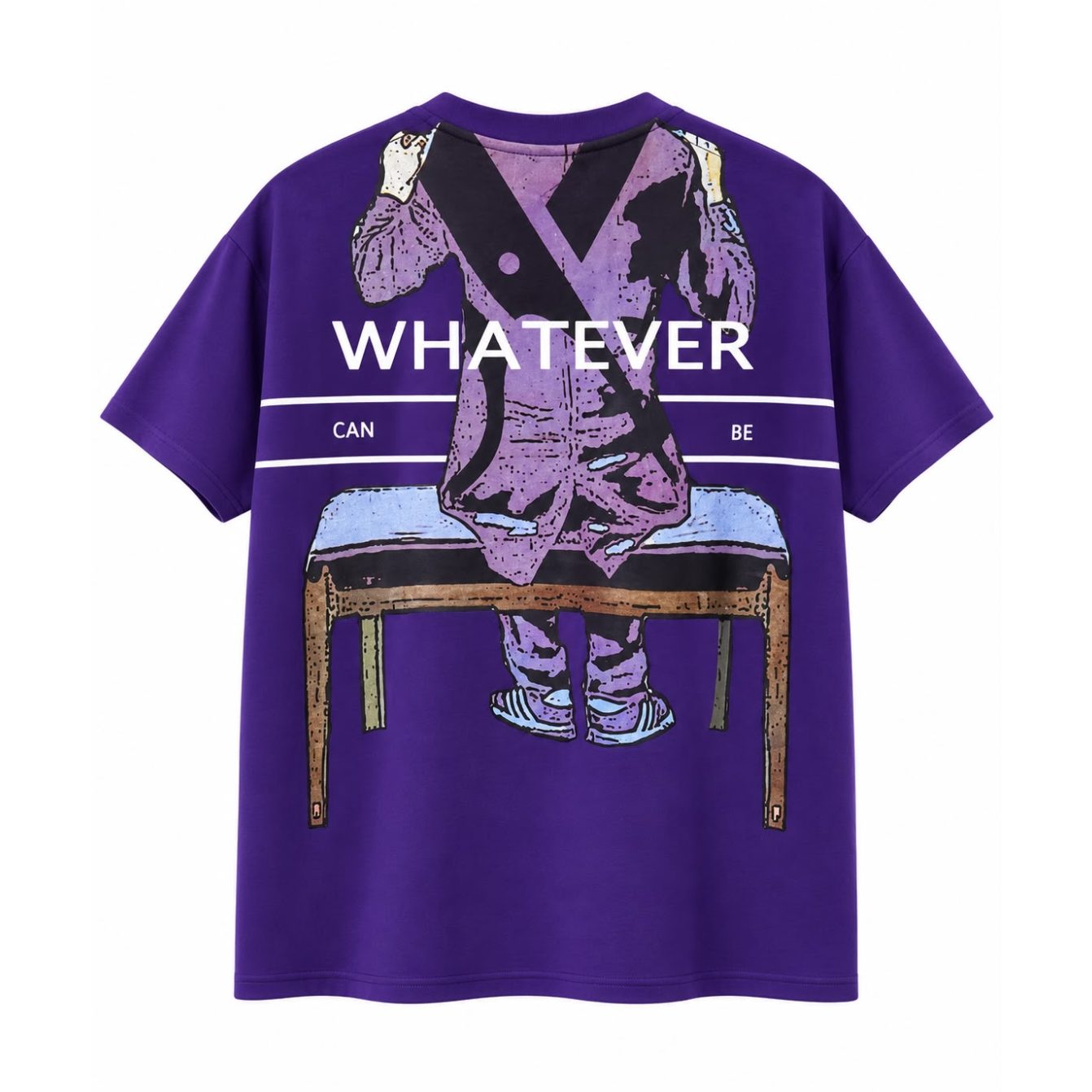 Characters T-shirt Oversize - Purple