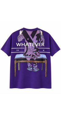 Characters T-shirt Oversize - Purple Characters T-shirt Oversize - Purple