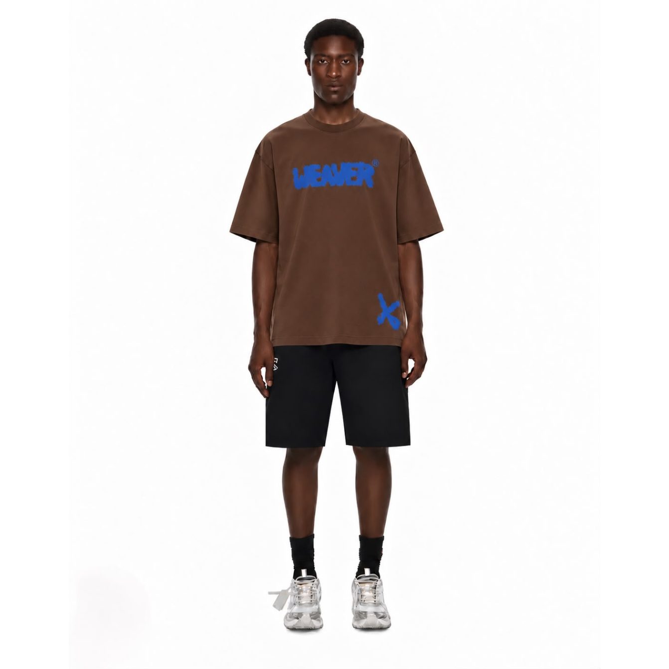 Ink T-shirt Oversize - Brown
