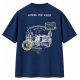 8011 _ Stamps T-shirt Oversize - Navy Blue