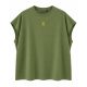 Short Sleeve Over Sized T-shirt - Green