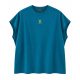 Short Sleeve Over Sized T-shirt - Petrol blue