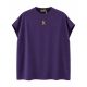 Short Sleeve Over Sized T-shirt - Purple