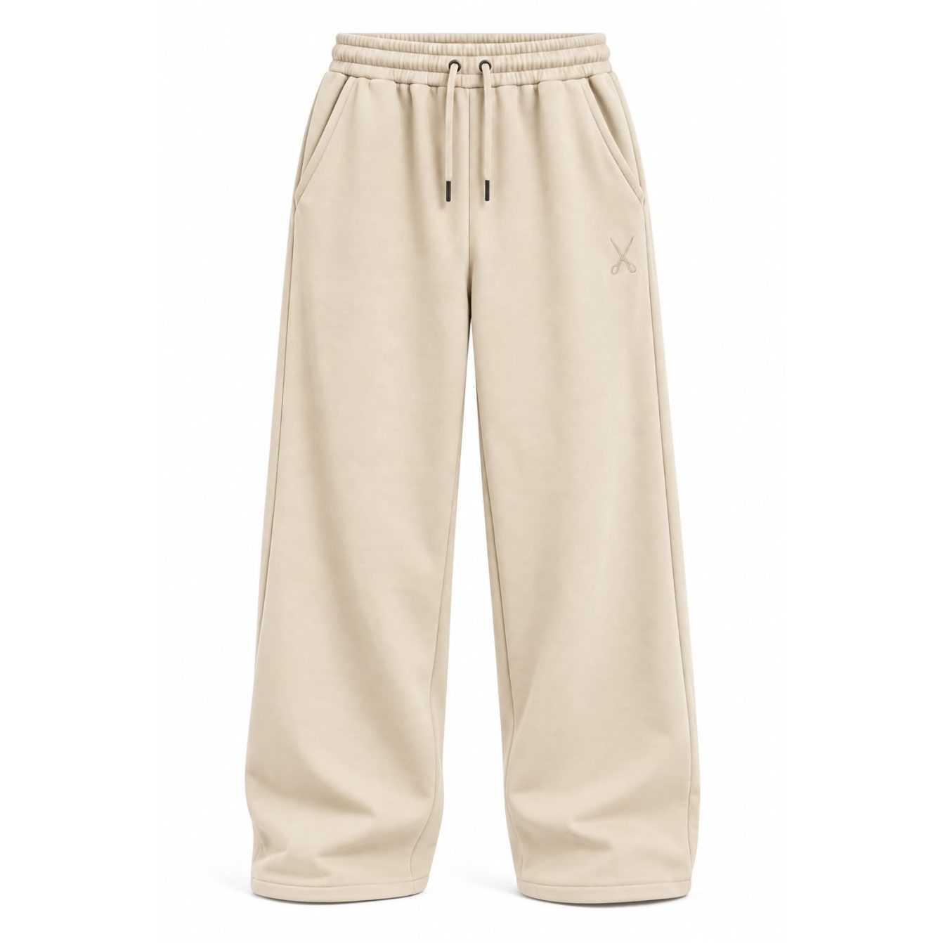 Pants zigzag logo - Beige