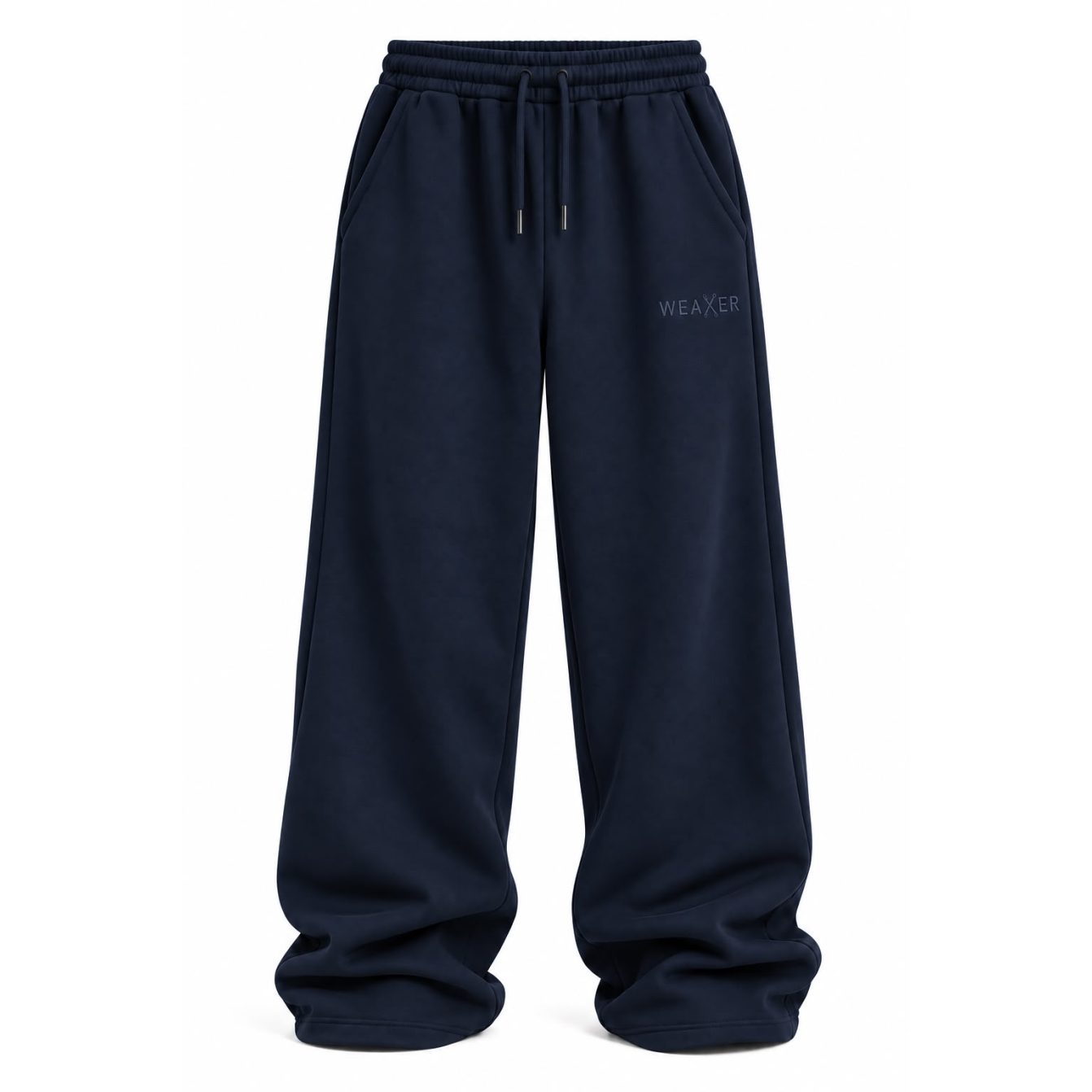 Kids Pants zigzag logo - Navy Blue