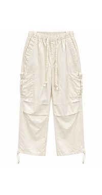 Unisex Cargo trousers - Light yellow_101