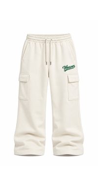 Kids Trousers - Beige / Green