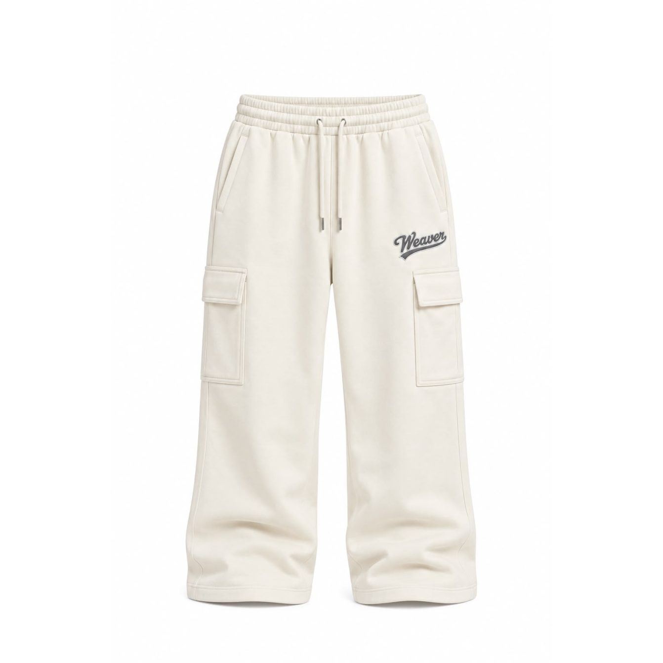Trousers - Beige /Gray