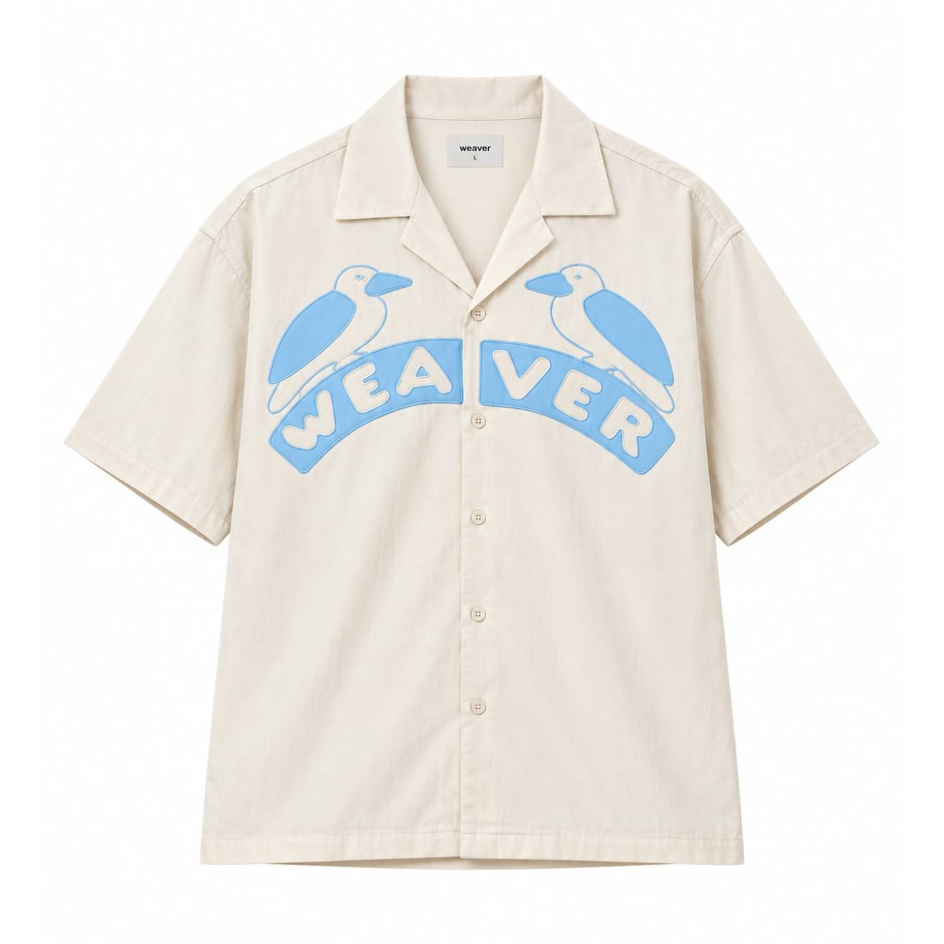 Unisex shirt-Light Beige - Boxy