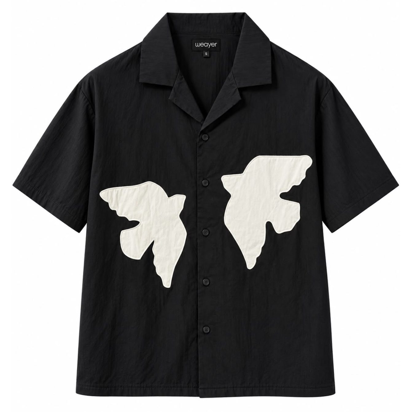 Unisex shirt-Black - Boxy