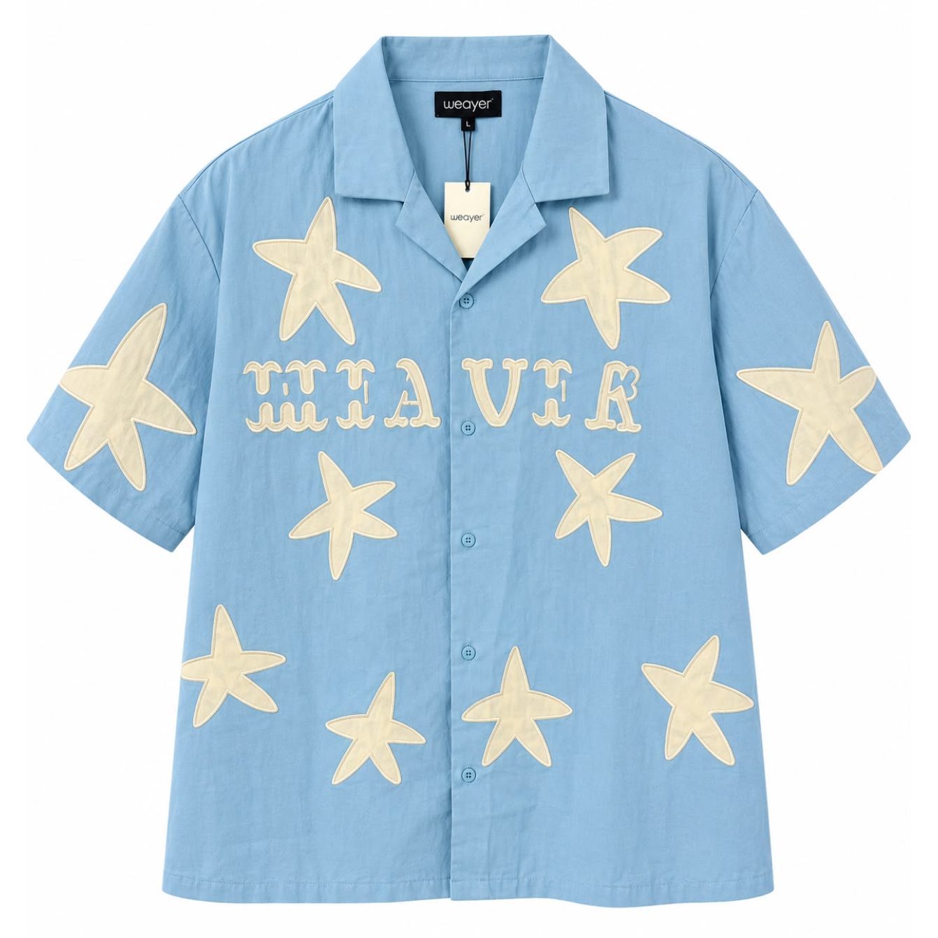 Unisex shirt-Baby blue - Boxy