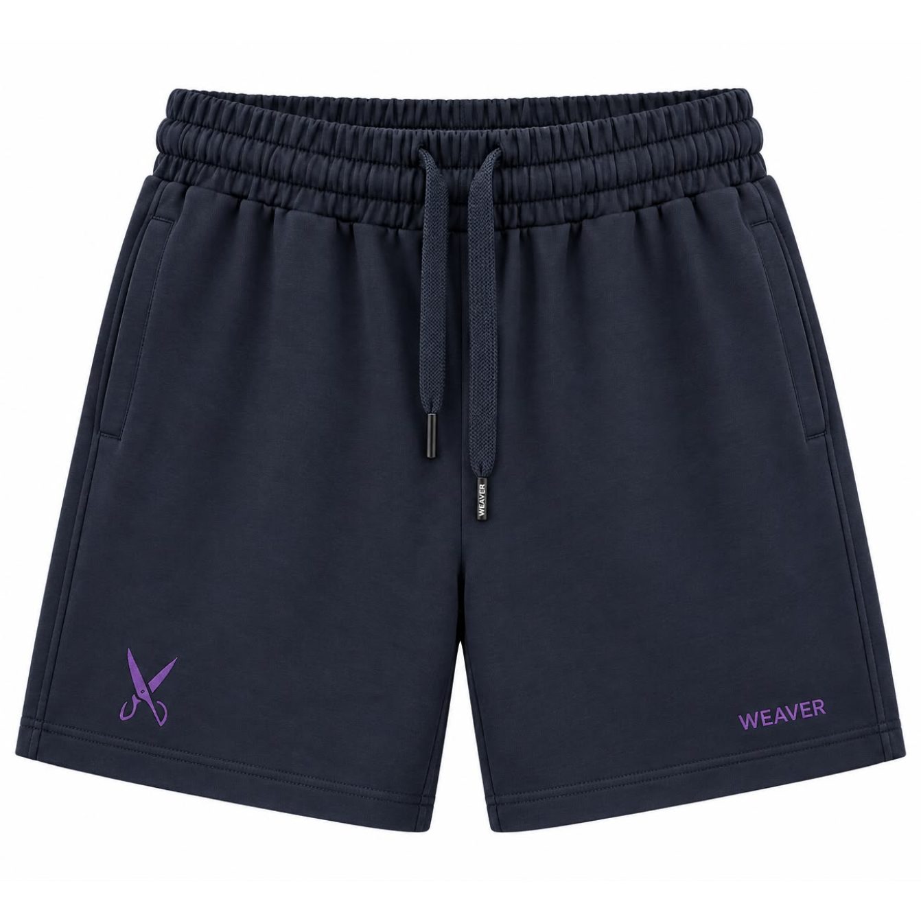 Plain Short with zigzag logo -Gray