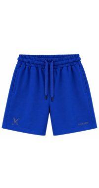 Plain Short with zigzag logo -Blue