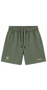 Plain Short with zigzag logo -Oily