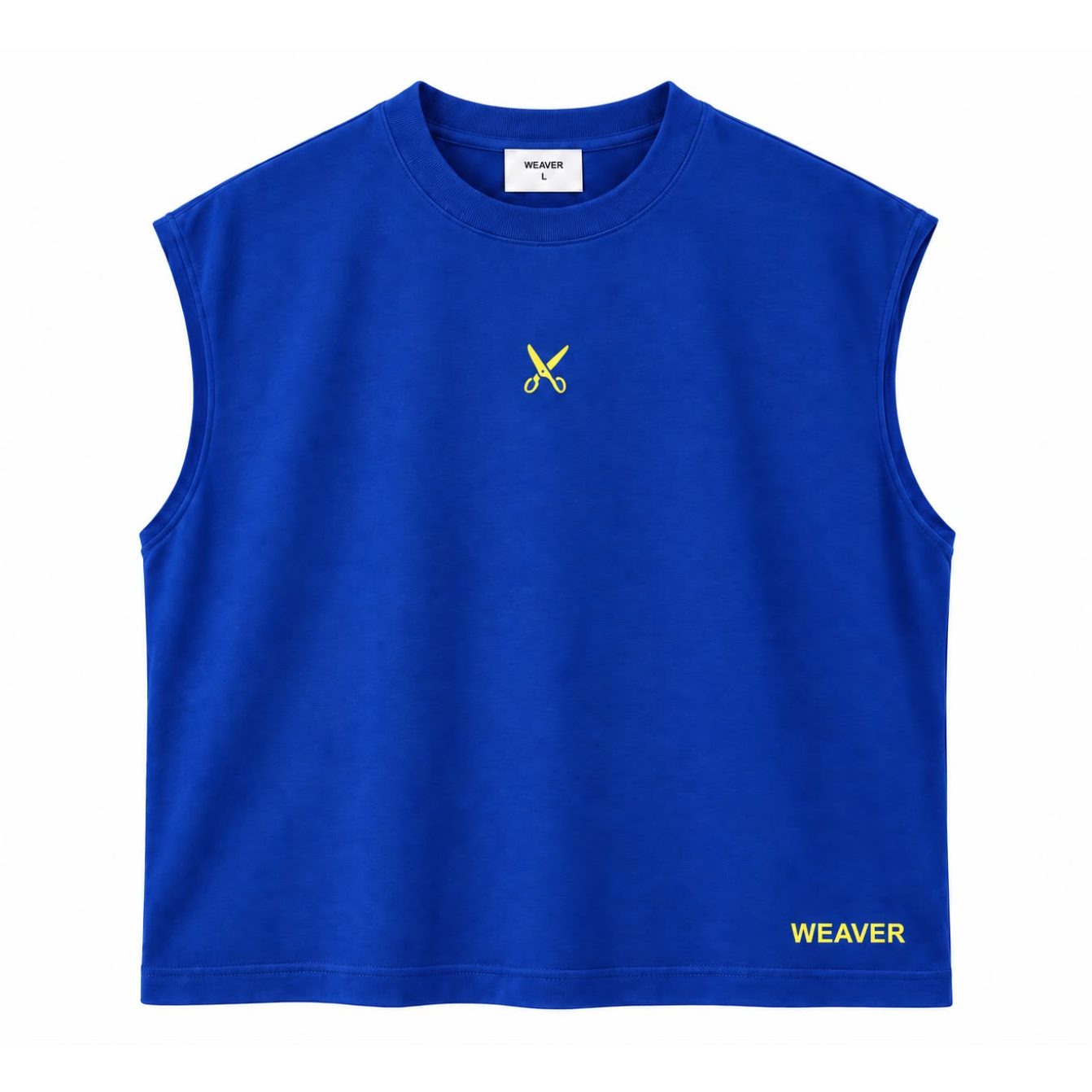 Plain Washed Oversize Short Sleeve - Blue