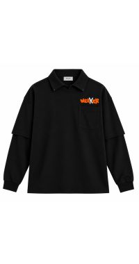 weaver sweatshirt oversize - Black weaver sweatshirt oversize - Black