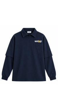 weaver sweatshirt oversize - navy blue weaver sweatshirt oversize - navy blue