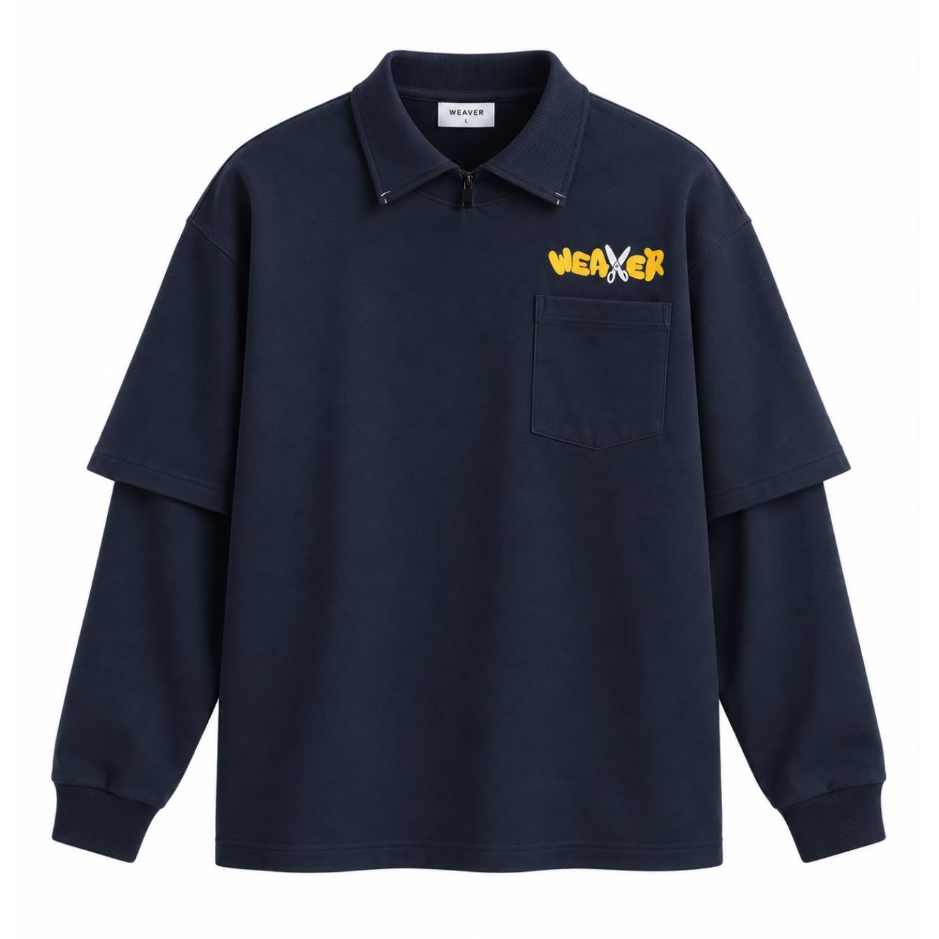 weaver sweatshirt oversize - gray