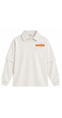 weaver sweatshirt oversize - white weaver sweatshirt oversize - white