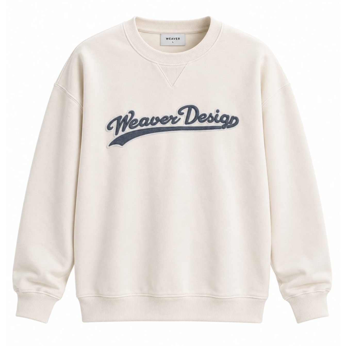 Sweatshirt oversize - Beige / Gray