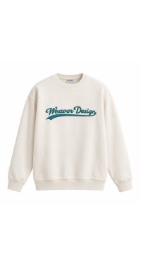 Kids Sweatshirt oversize - Beige / Green