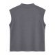 Plain Short Sleeve with Turtleneck - Grey