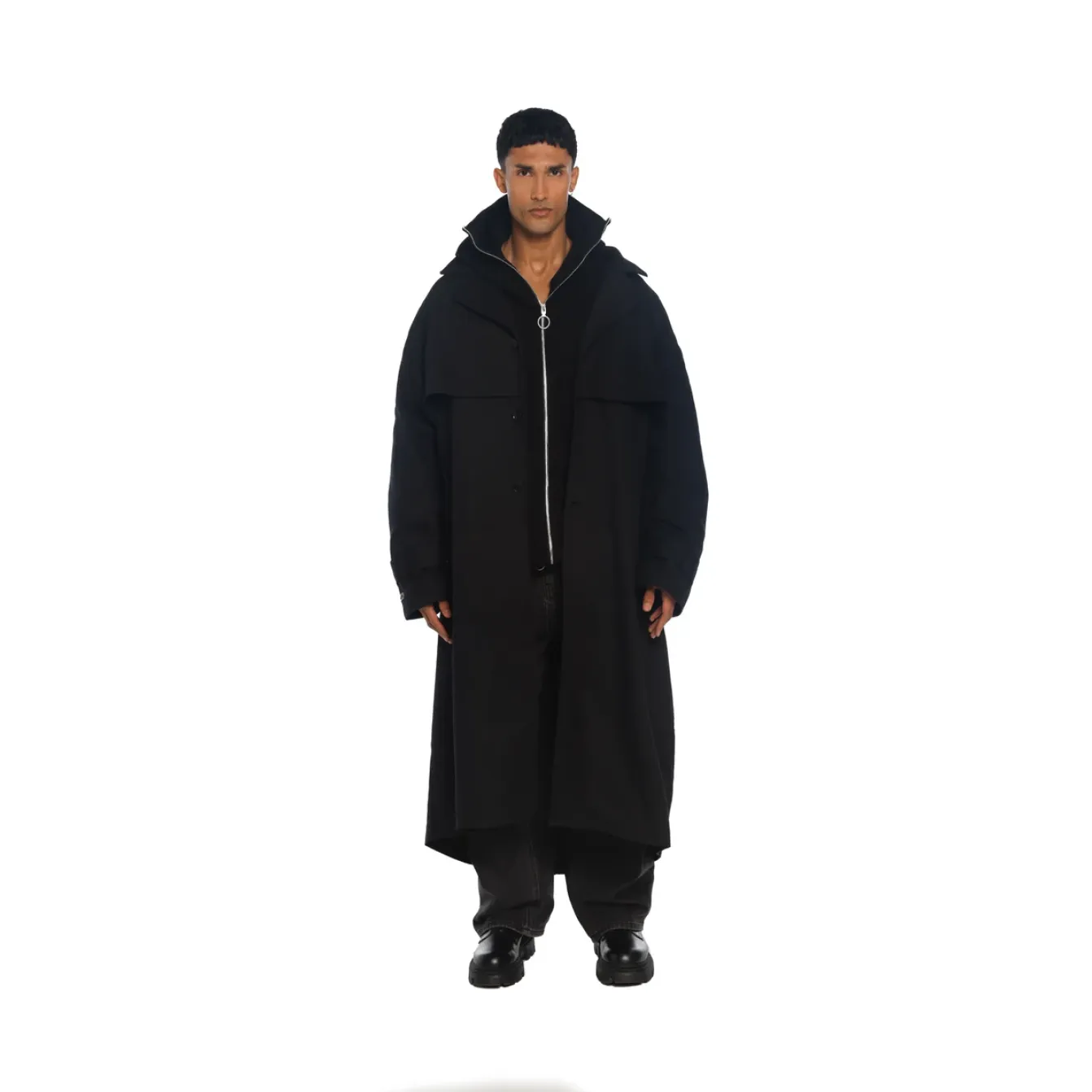 Freeminds - Black Trench Coat