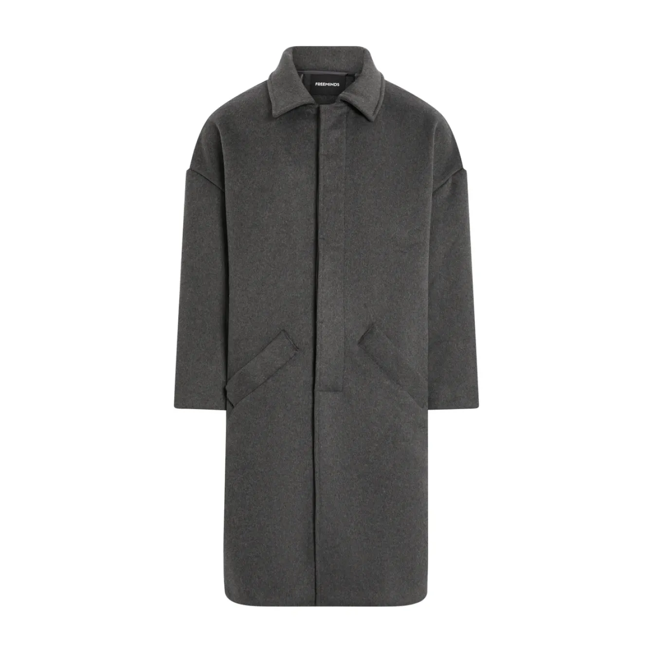 Freeminds - Gray wool trench coat Freeminds - Gray wool trench coat