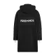 Freeminds - Distressed cotton black parka