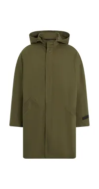 Freeminds - Distressed cotton green navy parka