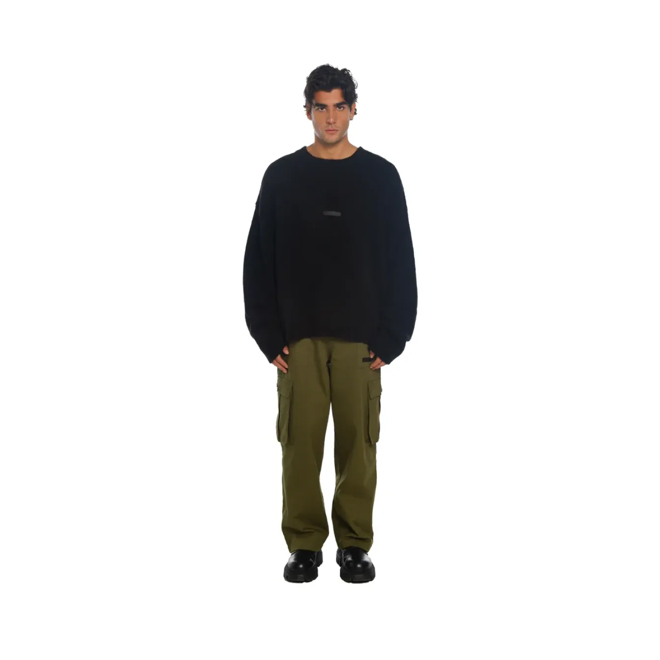 Freeminds - Black Wool Jumper