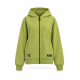 Freeminds - CYBER LIME FLEECE ZIP-UP HOODIE
