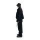 Freeminds - BLACK ZIP-UP CROPPED JACKET